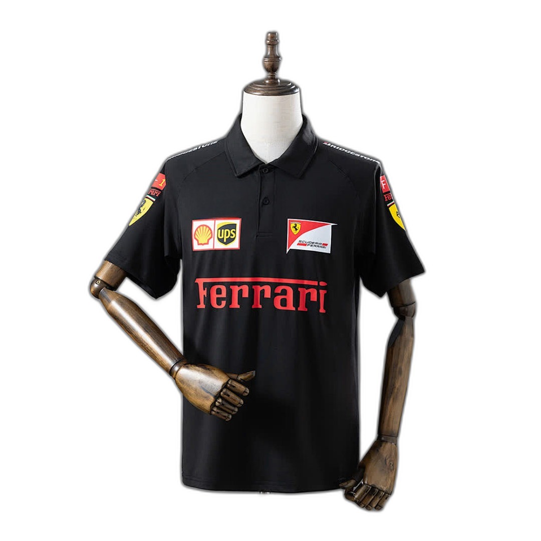 Scuderia Ferrari F1 2025 Negro Polo