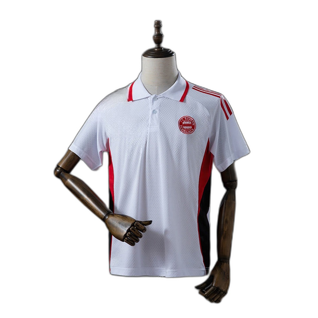 Bayern München 25/26 Polo Blanco Rojo