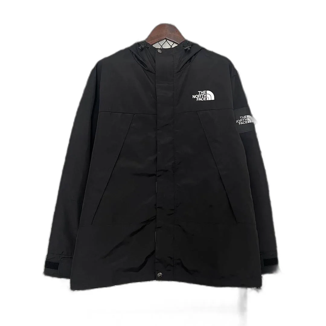 Chaqueta Impermeable Capucha - Negra