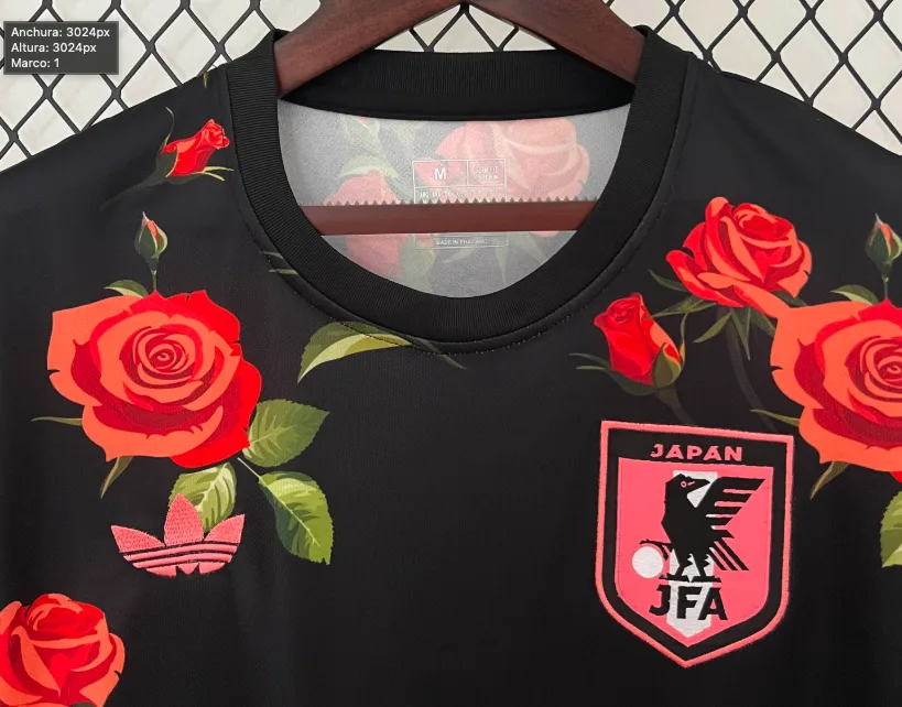 Camiseta Japón 2022/24 - Edición Especial Rosas — vista 3