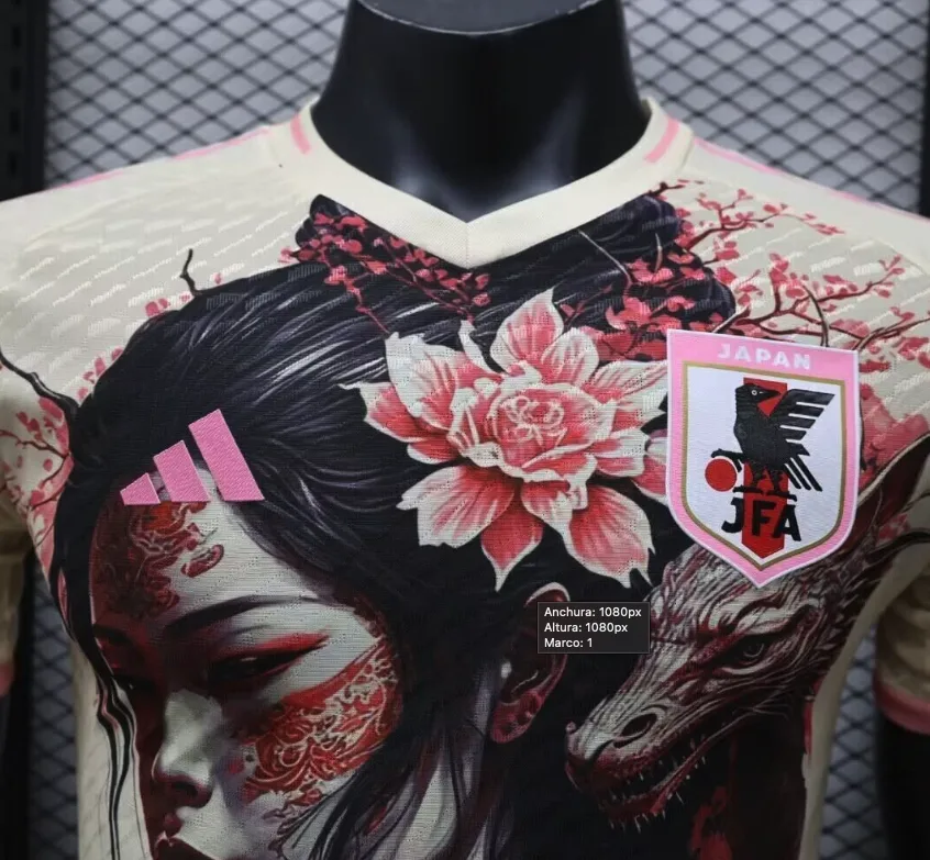 Camiseta Japón 2023/24 - Edición Especial Footart — vista 3