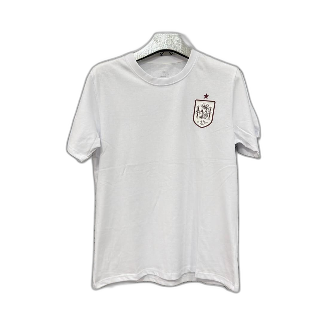 Selección Española Mundial camiseta de calle blanca