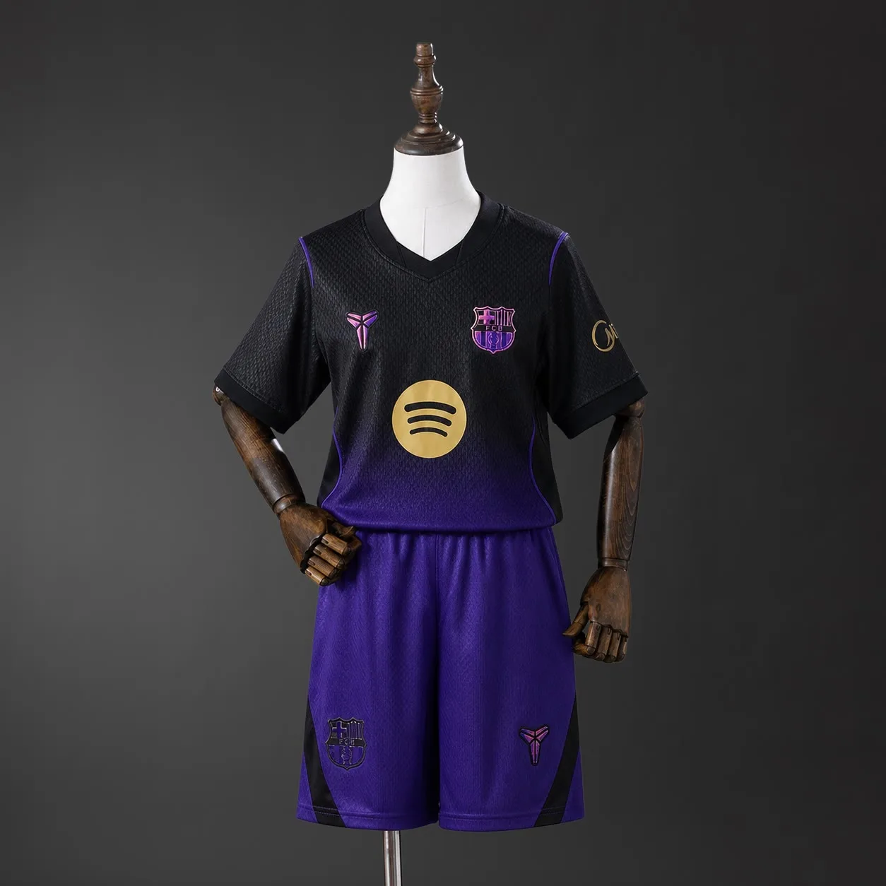 Barcelona 2026/27 - Conjunto Niño Visitante — vista 3