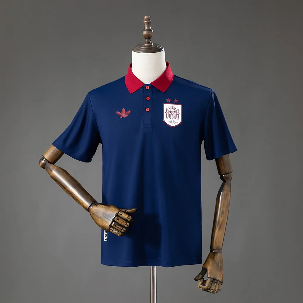 España 2026 Campeones 2 Estrellas - Polo Azul