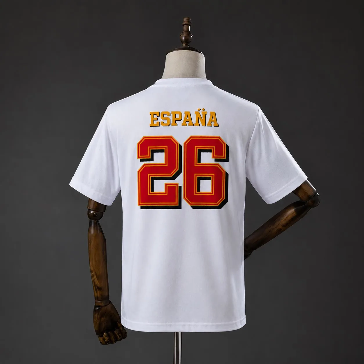 España Campeones del Mundo 2026 - Camiseta Blanca