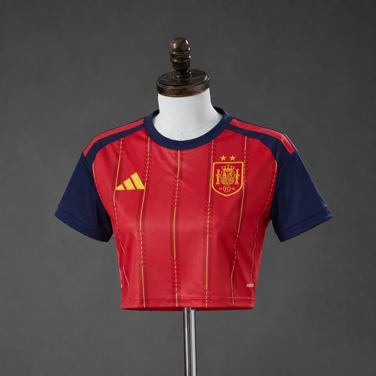 España 2026 Campeones 2 Estrellas - Crop Mujer Local